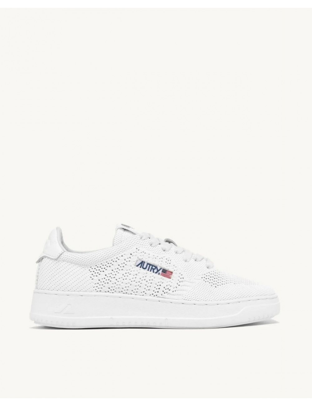 Autry - Women's Medalist Easeknit Textile White Shoe EKLW KN01 CON