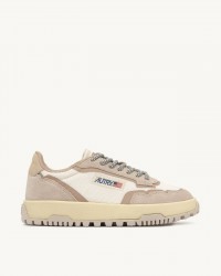 Autry - Wildplace Mesh/Suede White/Sand Women's Shoe LDLW AK03 CON