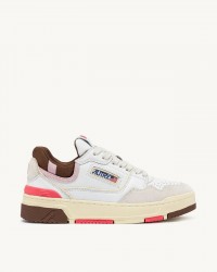 Autry - Medalist CLC Leather Brown/Pink Women's Shoe ROLW MM35 CON