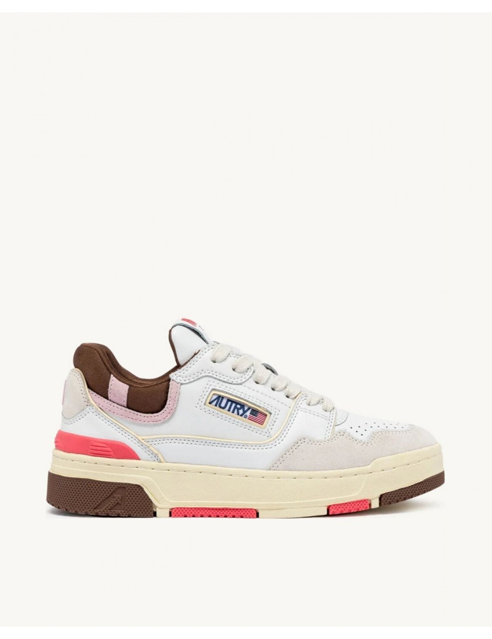 Autry - Scarpa Medalist CLC Pelle Marrone/Rosa Donna ROLW MM35 CON