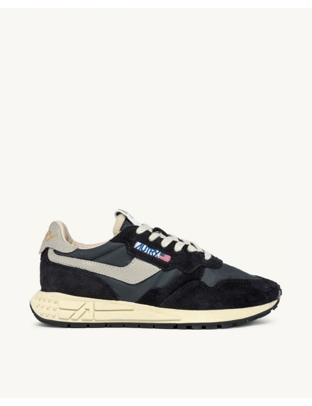 Autry - Men's Reelwind Nylon/Suede Shoe Black WWLM NC05 CON