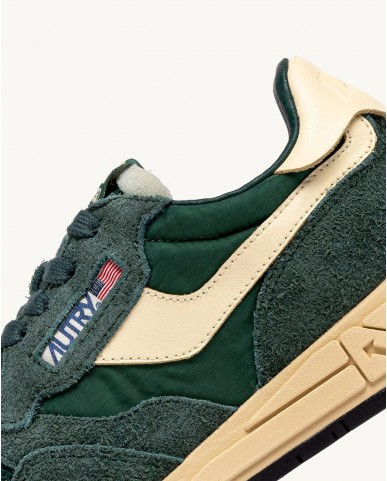 Autry - Men's Reelwind Nylon/Suede Shoe Green WWLM UT19 CON