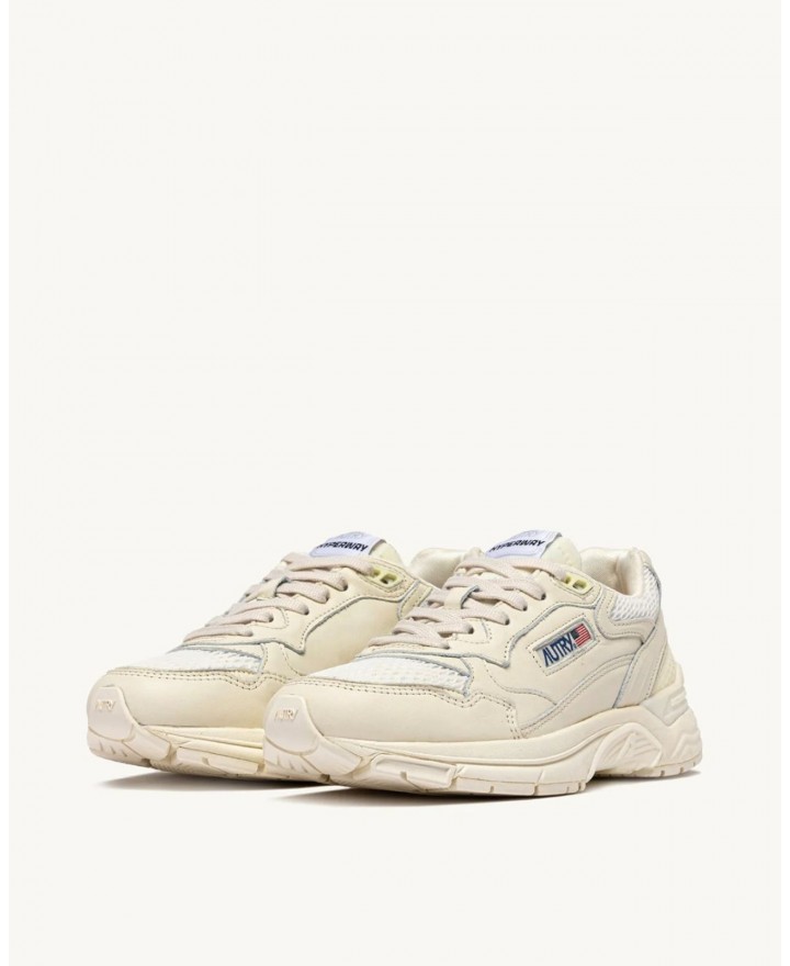 Autry - Women's Hyperway Mesh/Suede Shoe White HYLW GP01 CON