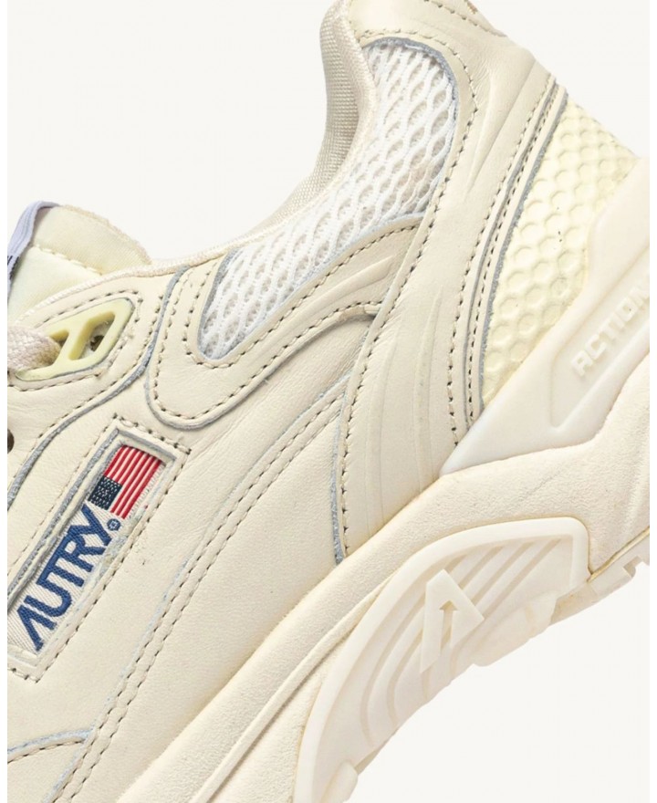 Autry - Women's Hyperway Mesh/Suede Shoe White HYLW GP01 CON
