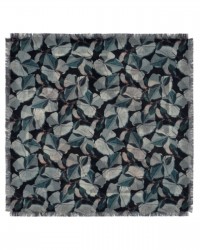 Pinto - Reversible Scarf 68x68 Blue Women GRIDO/2S 516785 I25