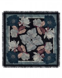 Pinto - Reversible Scarf 68x68 Blue Women GRIDO/2S 516785 I25