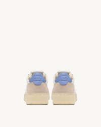 Autry - Scarpa Medalist Pelle/Suede Bianca/Azzurro Donna AULW LS04 CON