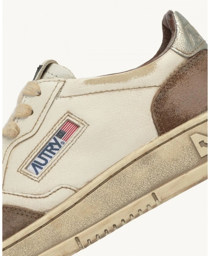 Autry - Scarpa Medalist Supervintage Suede Rosa Donna AVLW LS09 CON