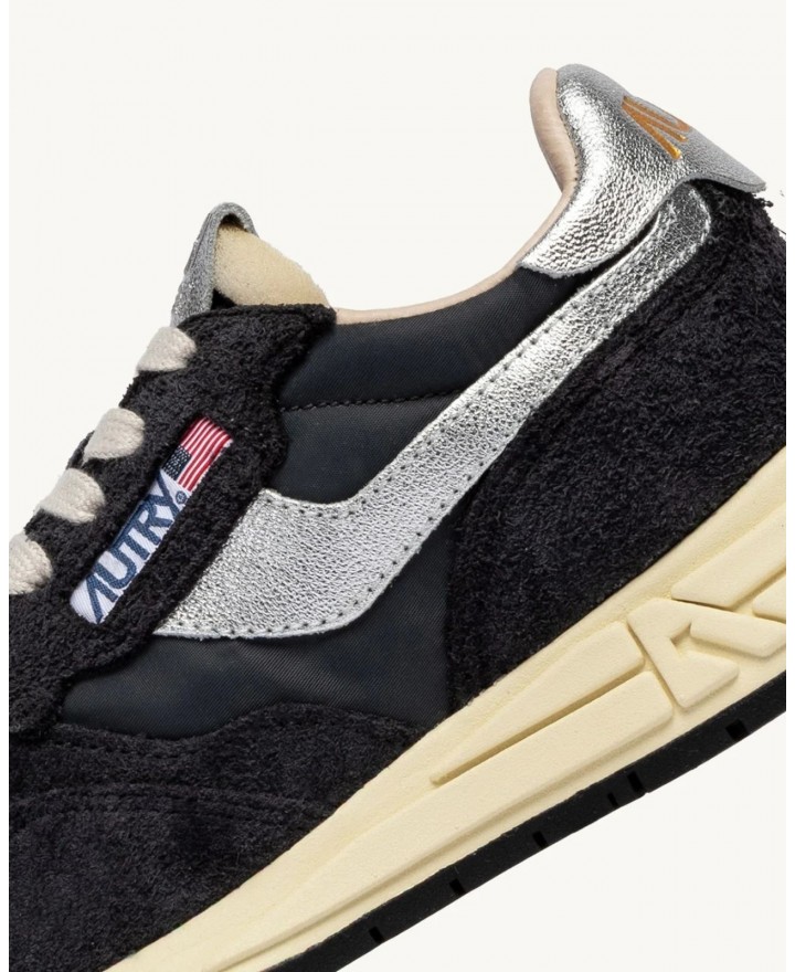 Autry - Scarpa Reelwind Nylon/Suede Nera/Argento Donna WWLW MU03 CON