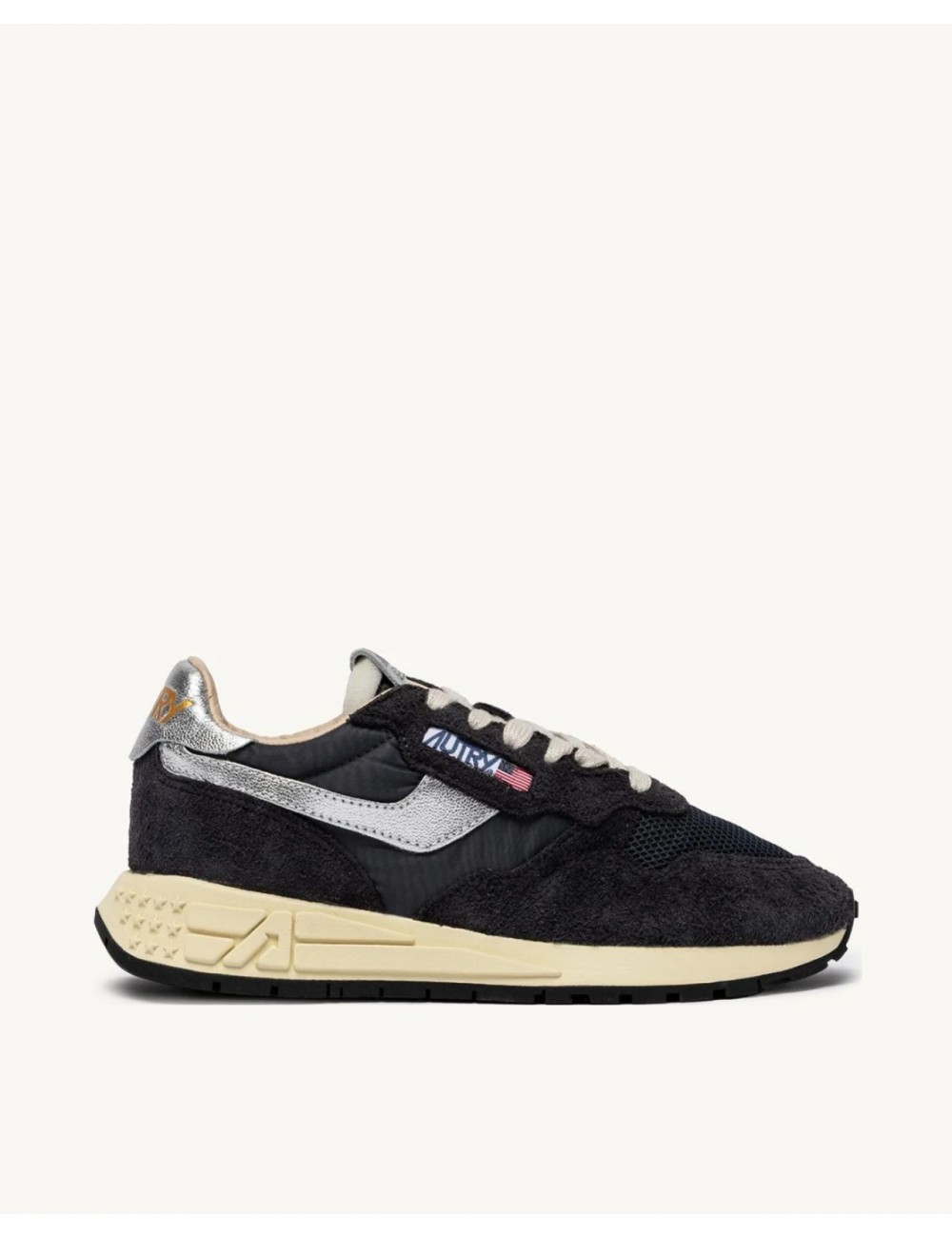 Autry - Scarpa Reelwind Nylon/Suede Nera/Argento Donna WWLW MU03 CON