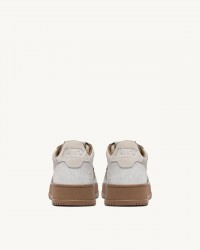 Autry - Men's Medalist Suede Cracked White Shoe AULM RA02 CON