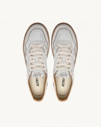 Autry - Men's Medalist Suede Cracked White Shoe AULM RA02 CON