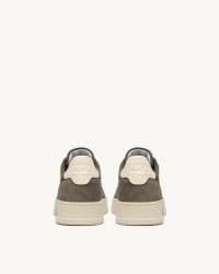 Autry - Scarpa Medalist Suede Verde Militare Uomo AULM UH04 CON
