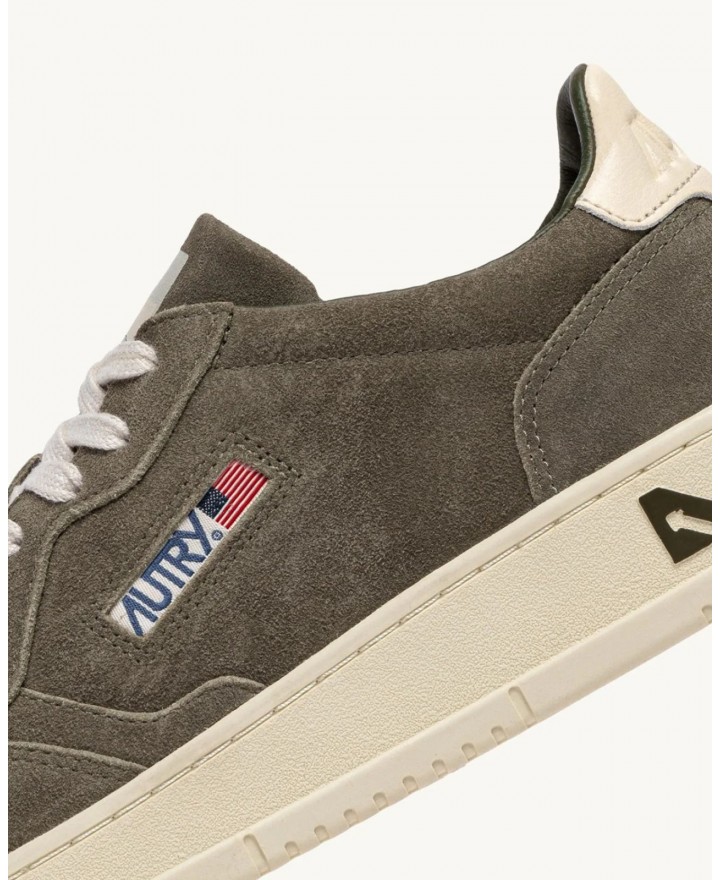 Autry - Men's Medalist Suede Shoe Military Green AULM UH04 CON