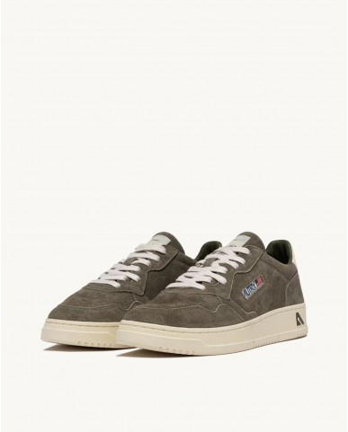 Autry - Scarpa Medalist Suede Verde Militare Uomo AULM UH04 CON
