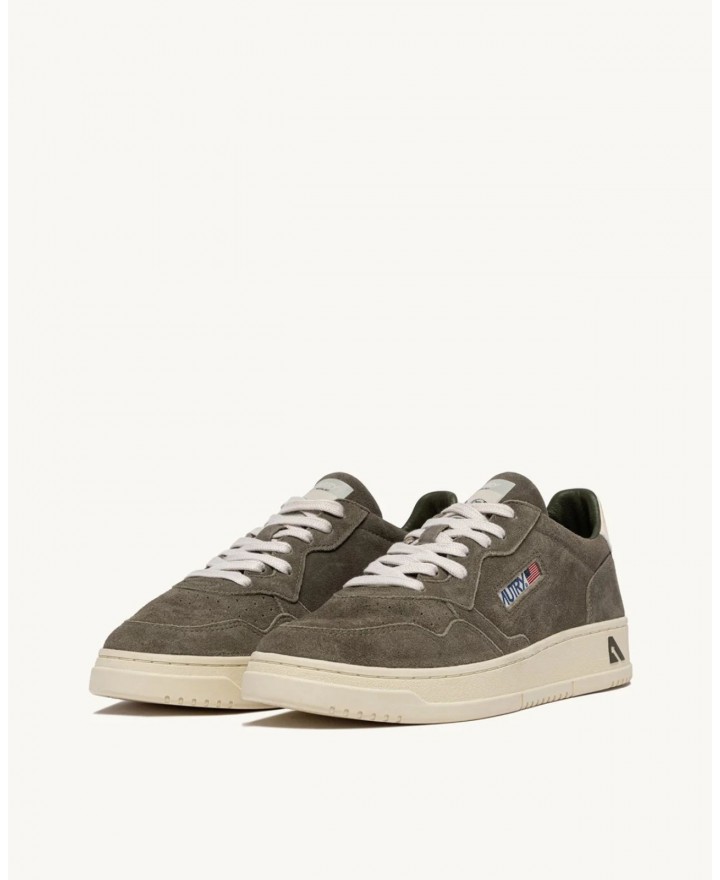 Autry - Scarpa Medalist Suede Verde Militare Uomo AULM UH04 CON