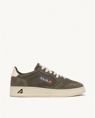 Autry - Scarpa Medalist Suede Verde Militare Uomo AULM UH04 CON