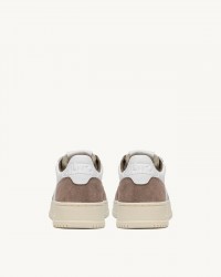 Autry - Women's Medalist Soft Leather/Suede White/Tabacco Shoe AULW GS43 CON