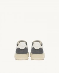 Autry - Women's Medalist Soft Leather/Suede White/Anthracite Shoe AULW GS45 CON