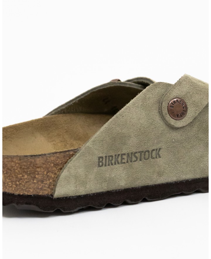 Birkenstock - Boston Suede Taupe Donna 060463 TAUPE I25