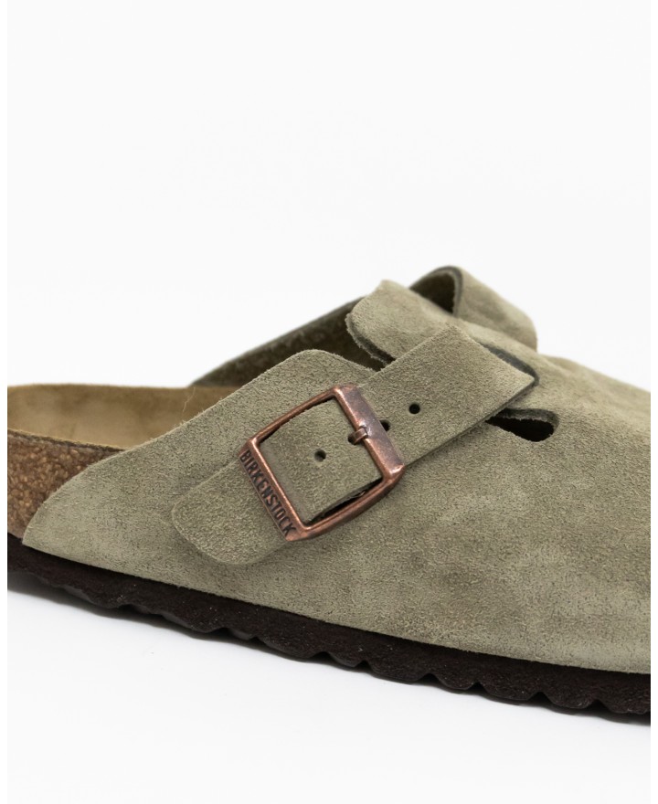 Birkenstock - Boston Suede Taupe Donna 060463 TAUPE I25