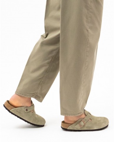 Birkenstock - Boston Suede Taupe Donna 060463 TAUPE I25