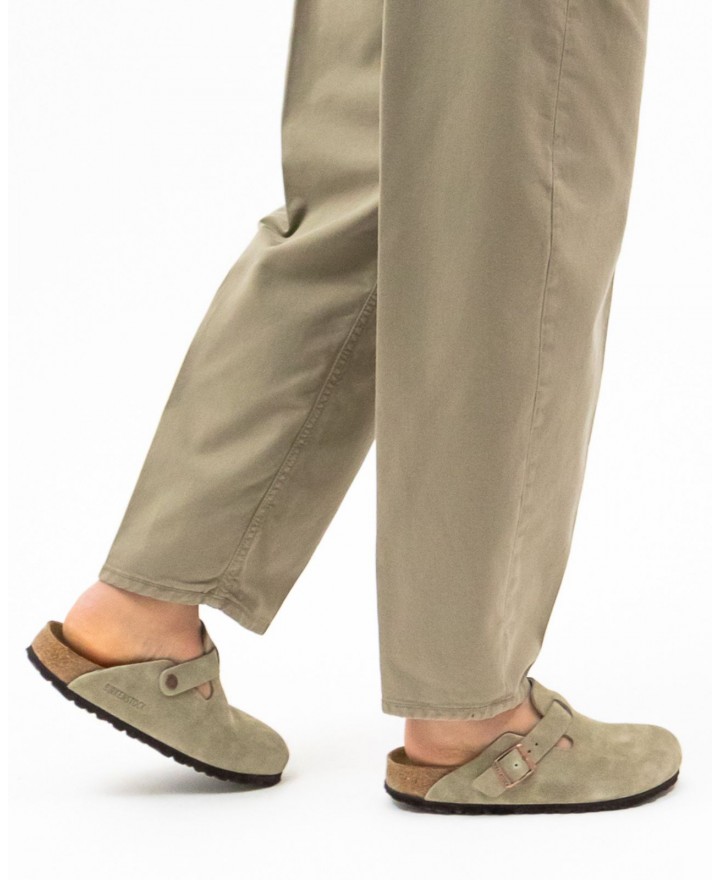 Birkenstock - Boston Suede Taupe Donna 060463 TAUPE I25