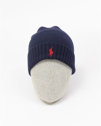 Polo Ralph Lauren - Berretto Lana Blu 710886137002 I25