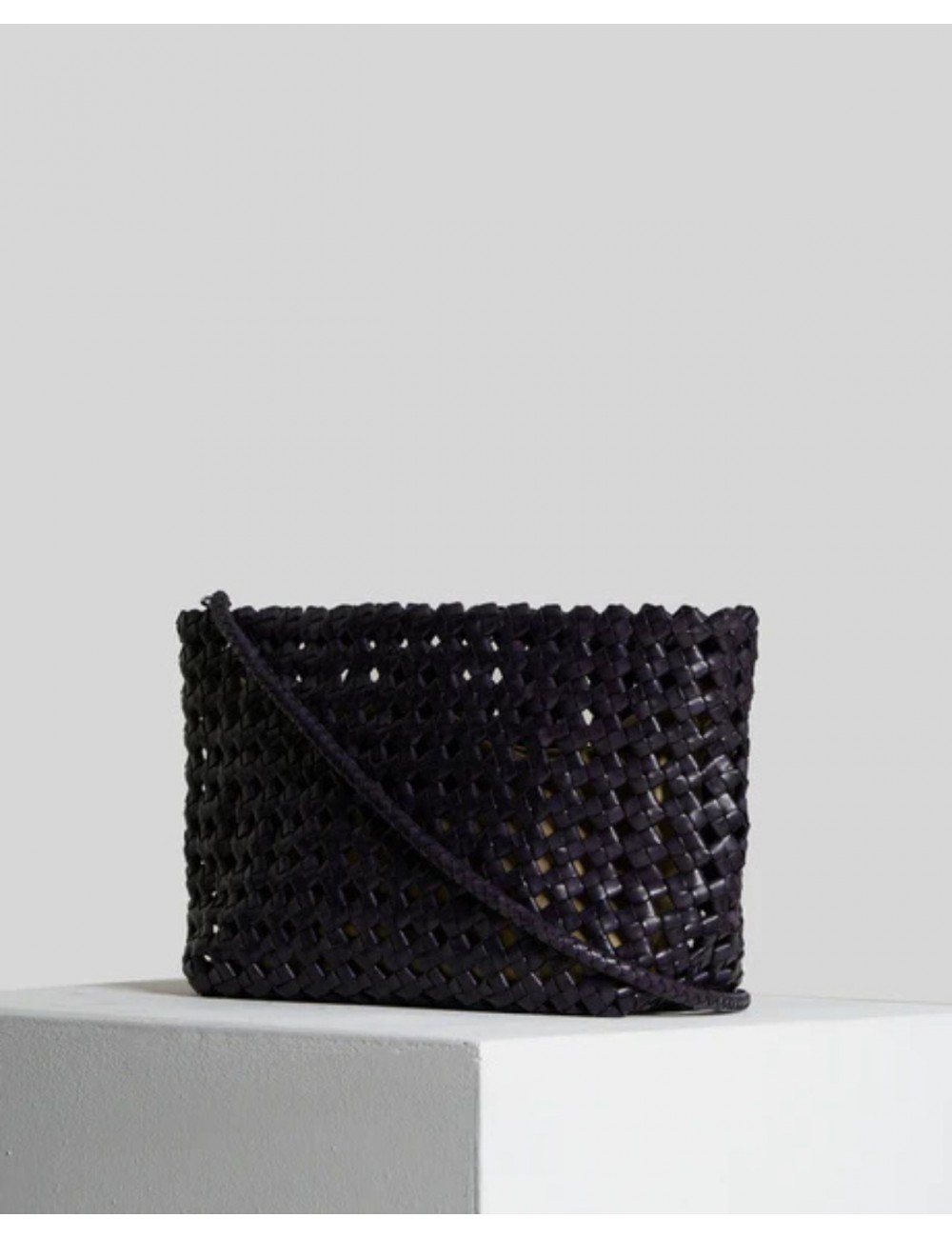 Vipera - Borsa Mondrain Big Knot Pelle Blu Donna BK38 1018 DARK BLUE I25