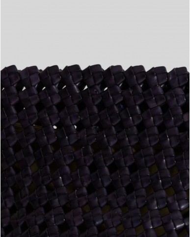 Vipera - Borsa Mondrain Big Knot Pelle Blu Donna BK38 1018 DARK BLUE I25