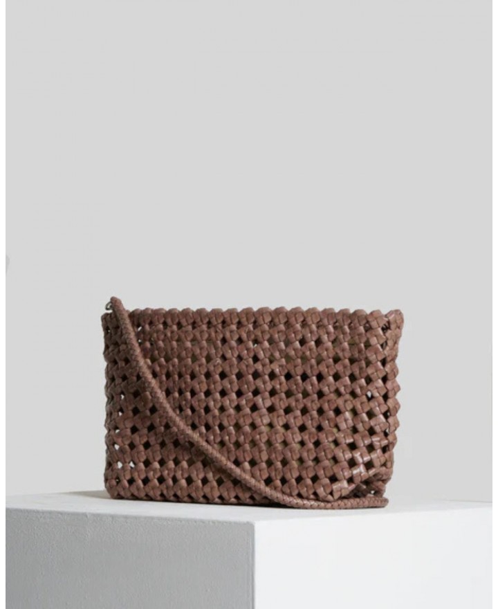 Vipera - Borsa Mondrain Big Knot Pelle Taupe Donna BK38 1021 TAUPE I25