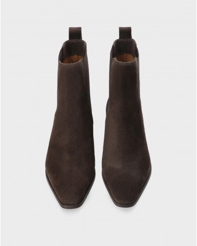 Copenhagen - Stivali Punta Suede Marrone Donna CPH294 SUED CHO I25