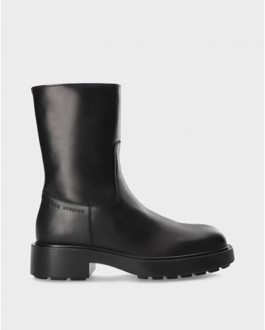 Copenhagen - Biker Boots Pelle Neri Donna CPH443 LEAT BLK I25