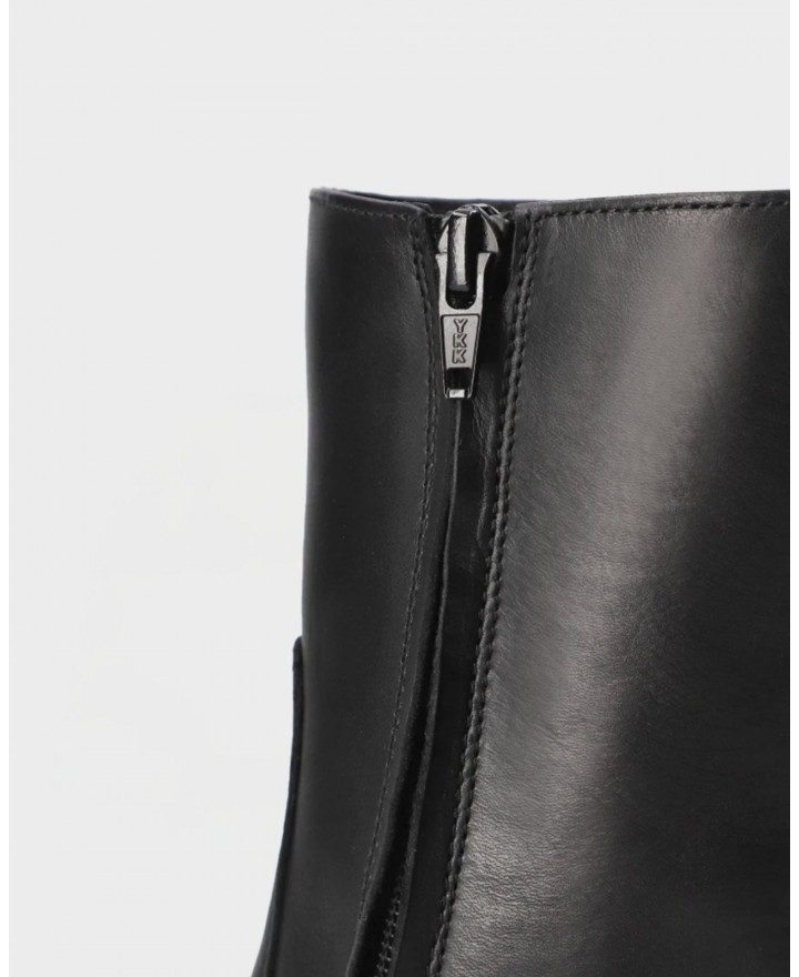 Copenhagen - Biker Boots Pelle Neri Donna CPH443 LEAT BLK I25