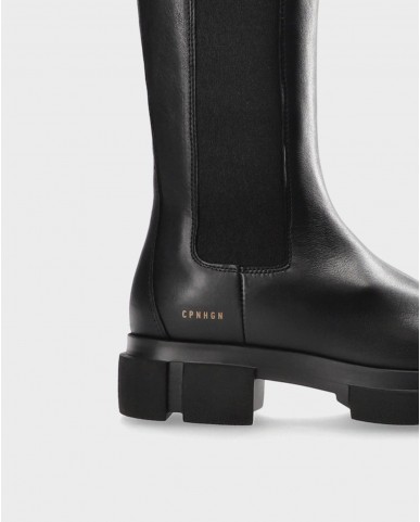 Copenhagen - Boots Alti Pelle Neri Donna CPH500 VIT BLK I25