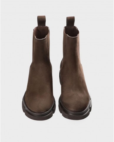 Copenhagen - Boots Bassi Nabuck Marroni Donna CPH570 NAB CHO I25