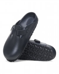 Birkenstock - Boston Exquisite Pelle Nero Donna 1026789 BLACK I25