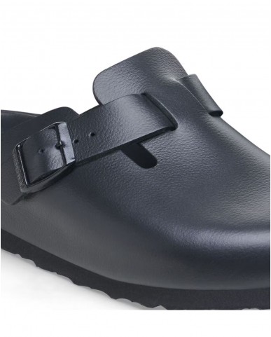 Birkenstock - Boston Exquisite Pelle Nero Donna 1026789 BLACK I25