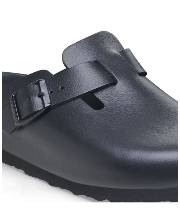 Birkenstock - Boston Exquisite Pelle Nero Donna 1026789 BLACK I25