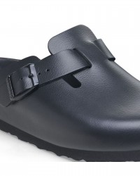 Birkenstock - Boston Exquisite Pelle Nero Donna 1026789 BLACK I25