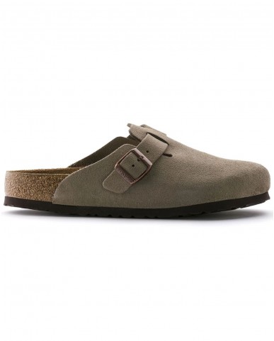 Birkenstock - Boston Suede Taupe Donna 060463 TAUPE I25