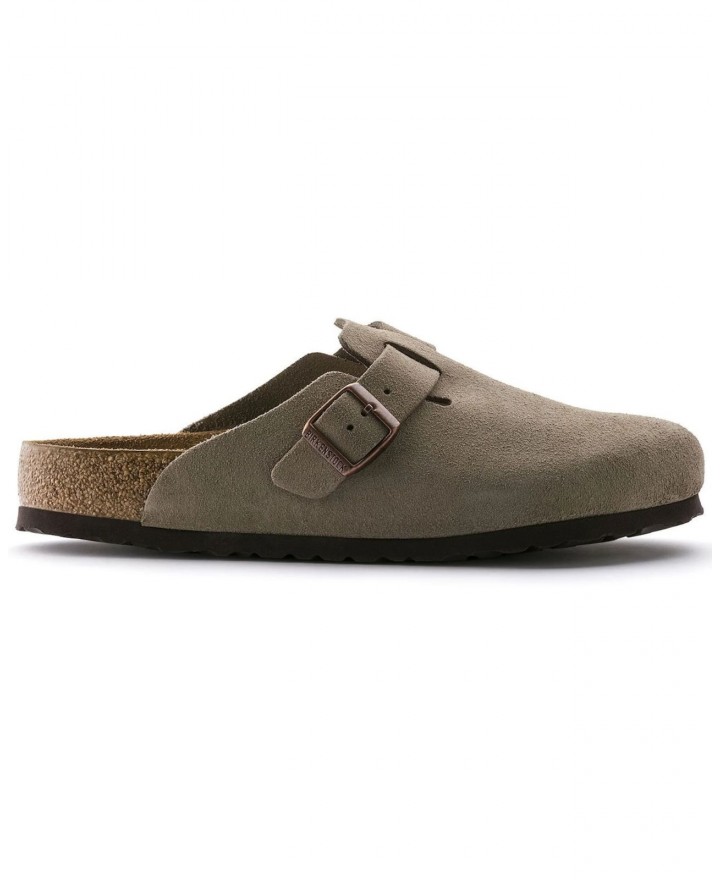 Birkenstock - Boston Suede Taupe Donna 060463 TAUPE I25