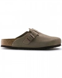 Birkenstock - Boston Suede Taupe Donna 060463 TAUPE I25