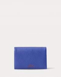 Polo Ralph Lauren - Blue Hammered Leather Wallet 427949873009 I25