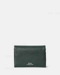 Polo Ralph Lauren - Green Hammered Leather Wallet 427949873011 I25