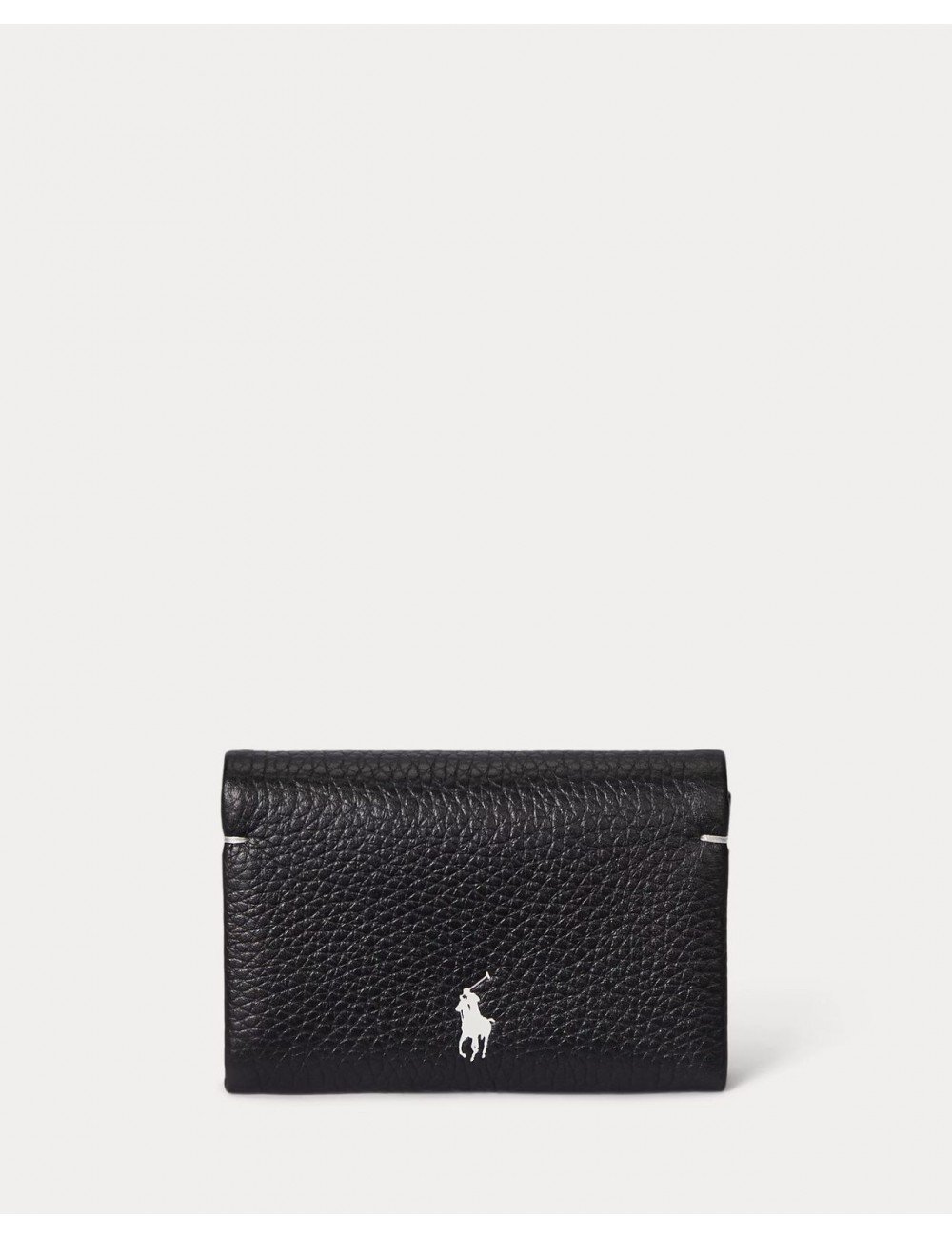 Polo Ralph Lauren - Black Hammered Leather Wallet 427949873014 I25