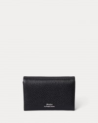 Polo Ralph Lauren - Black Hammered Leather Wallet 427949873014 I25