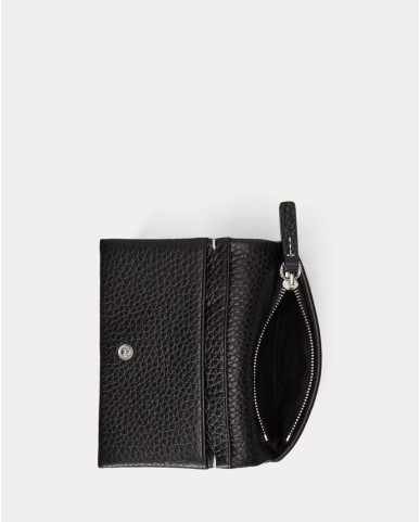 Polo Ralph Lauren - Black Hammered Leather Wallet 427949873014 I25