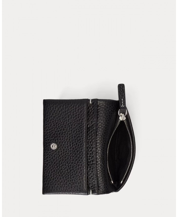 Polo Ralph Lauren - Black Hammered Leather Wallet 427949873014 I25