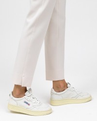 Autry - Scarpa Medalist Pelle Capretto Bianca Donna AULW GG04 CON